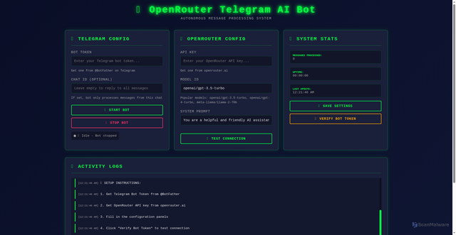 Security scan screenshot of https://ai-bot-runner-vb3sdpjlfp.edgeone.app/