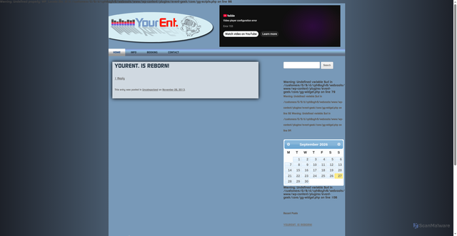 Security scan screenshot of https://yourent.se