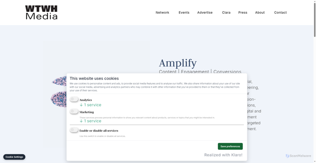 Security scan screenshot of https://click1.inform.wtwhmedia.com