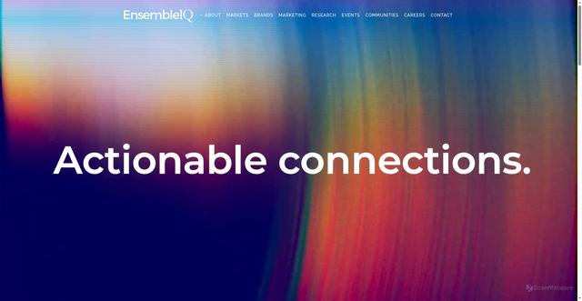 Security scan screenshot of https://ensembleiq.com