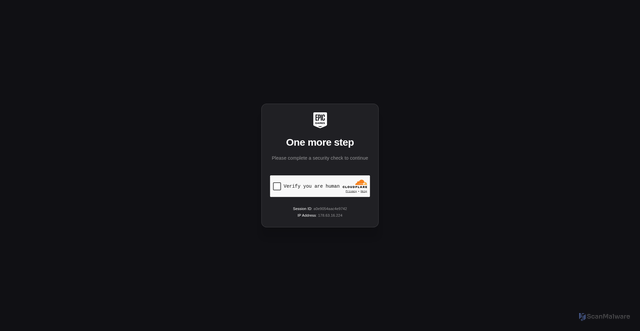 Security scan screenshot of https://www.unrealengine.com