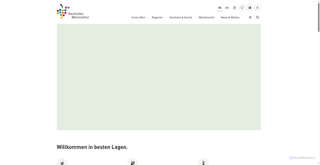 Security scan screenshot of https://www.deutscheweine.de/