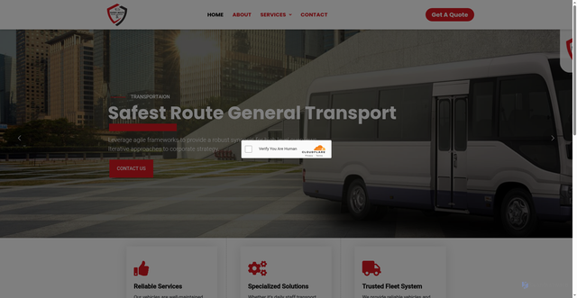 Security scan screenshot of https://safestroutetransport.com