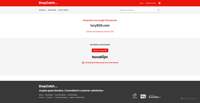 Security scan screenshot of http://lucy028.com/