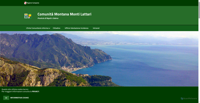 Security scan screenshot of https://www.cmmontilattari.it/hh/index.php