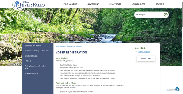 Security scan screenshot of https://rfmu.org/378/Voter-Registration