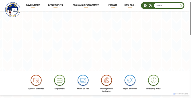 Security scan screenshot of https://piedmont-ok.gov/