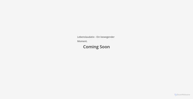 Security scan screenshot of https://lebenslaudatio.de