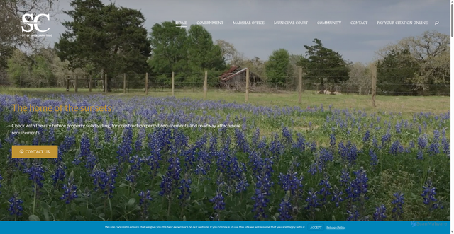 Security scan screenshot of https://santaclaratx.gov/