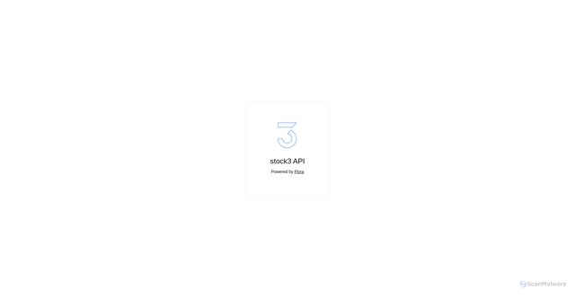 Security scan screenshot of https://api.stock3.com