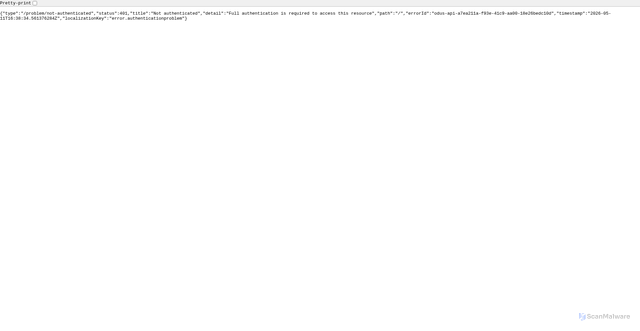 Security scan screenshot of https://api.odus.i.mercedes-benz.com