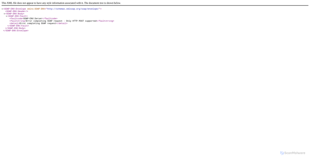 Security scan screenshot of https://license.tricentis.com