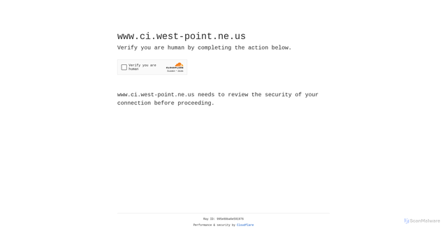 Security scan screenshot of https://www.ci.west-point.ne.us/