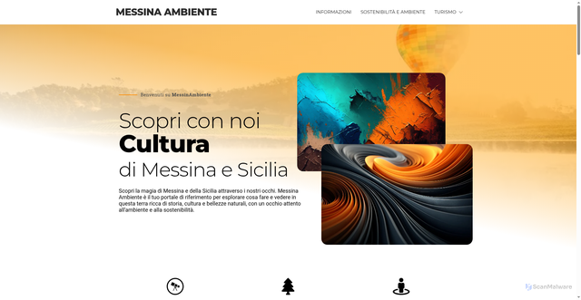 Security scan screenshot of https://www.messinambiente.it/