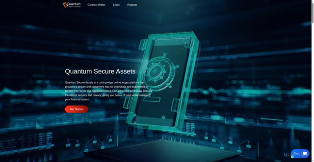 Security scan screenshot of https://qfssecureassets.com/