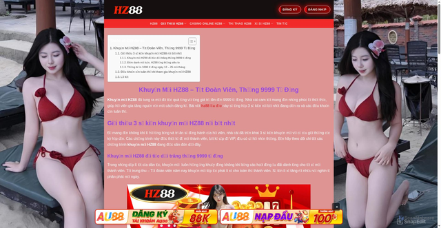 Security scan screenshot of https://hz88-vn.site/khuyen-mai-hz88/