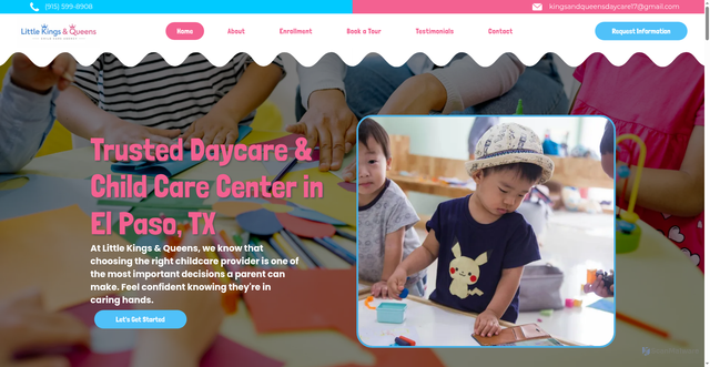 Security scan screenshot of https://eptdaycare.com/