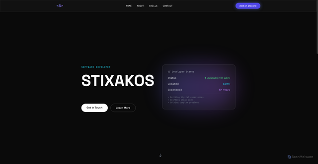 Security scan screenshot of https://stixakos-lcttacv0y6.edgeone.app/