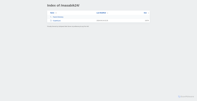 Security scan screenshot of https://profileone.jo3.org/masabik24/