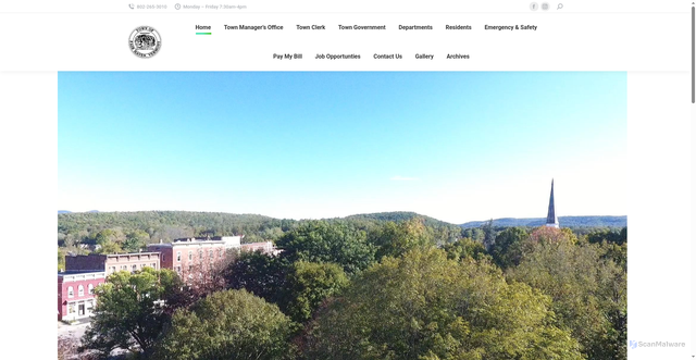 Security scan screenshot of https://fairhavenvt.gov/