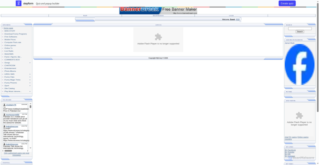 Security scan screenshot of https://japook.ucoz.com
