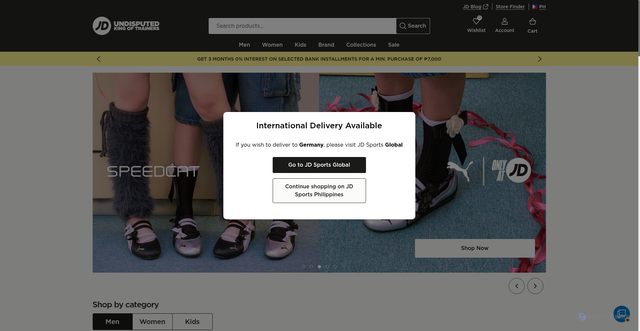 Security scan screenshot of https://www.jdsports.com.ph/?srsltid=AfmBOooyJCsQLyByiy2pnxeWhDm5qgNYk2XkioAFavoumov23nkSM6yF