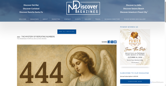 Security scan screenshot of https://discovermagazines.com/issues/post/444-the-mystery-of-repeating-numbers/