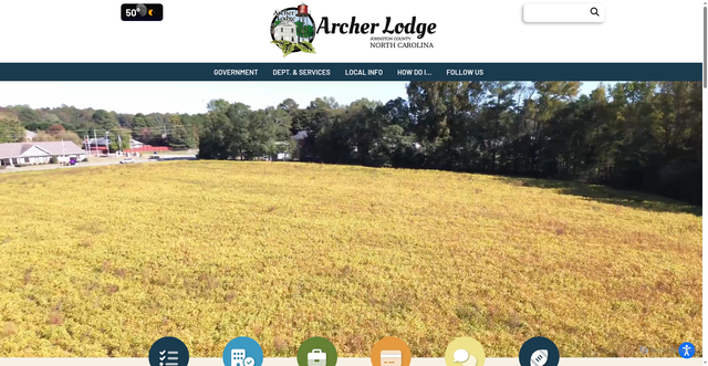 Security scan screenshot of https://www.archerlodgenc.gov/