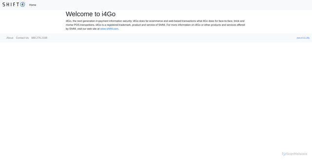Security scan screenshot of https://payment.i4go.com