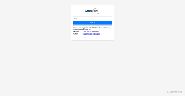 Security scan screenshot of https://schoolzineplus.com