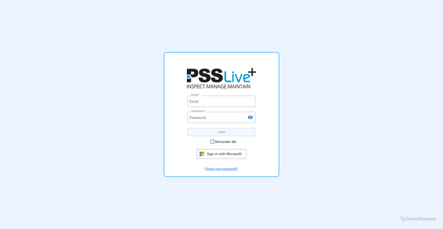 Security scan screenshot of https://pssliveplus.co.uk