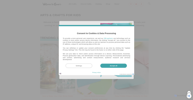 Security scan screenshot of https://welcometonanas.com