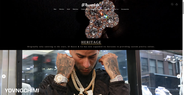 Security scan screenshot of https://elrusso.com