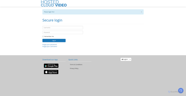 Security scan screenshot of https://cr-48.hostedcloudvideo.com