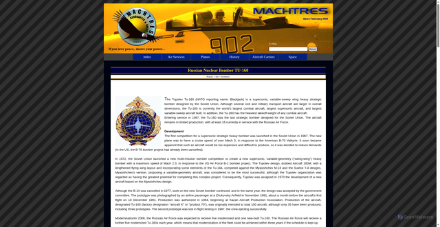 Security scan screenshot of https://www.machtres.com/lang1/tu160.html