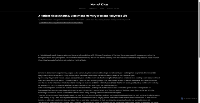 Security scan screenshot of https://jagatwaveconnect-dpz8ar5xjne4.edgeone.app/a-patient-kisses-shaun-glassmans-memory-worsens-hollywood-life.html