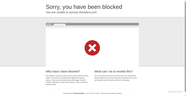 Security scan screenshot of https://www.thezebra.com