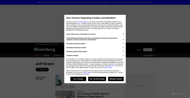 Security scan screenshot of https://bloomberg.com/authors/AD8PxHnr0Mk/jeff-green