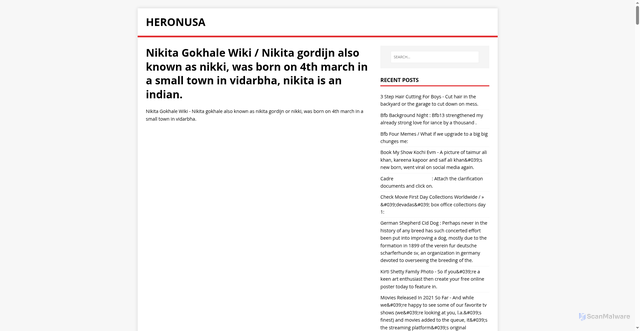 Security scan screenshot of https://asunoreh.pages.dev/posts/nikita-gokhale-wiki