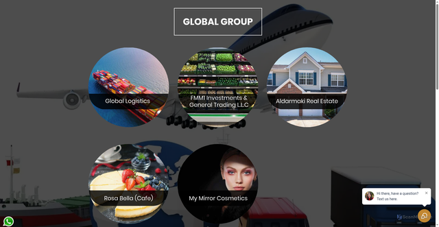 Security scan screenshot of https://global-grp.com