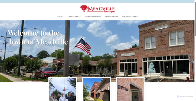 Security scan screenshot of https://www.meadvillems.gov/