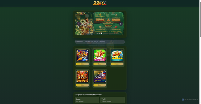 Security scan screenshot of https://onlinejili188casino.com/zjnjnmjm.html