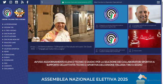 Security scan screenshot of https://www.uits.it/