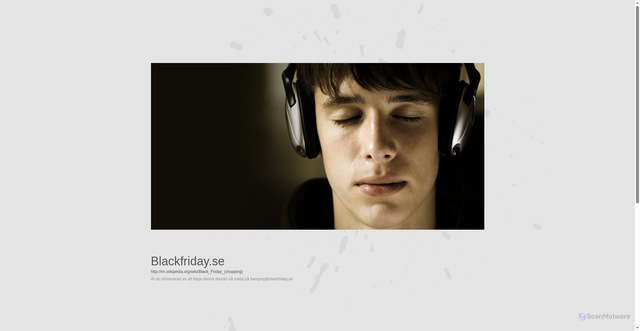 Security scan screenshot of https://blackfriday.se