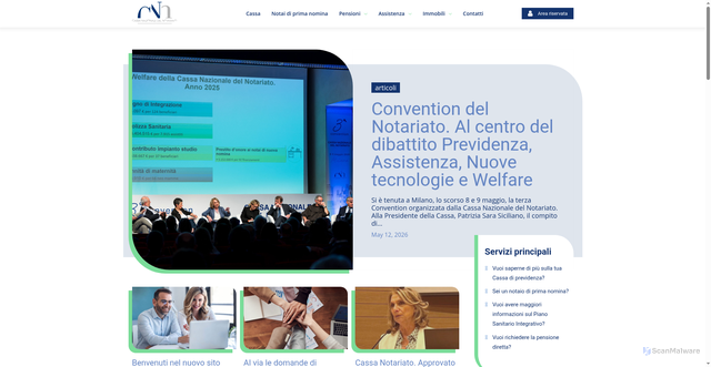 Security scan screenshot of https://cassanotariato.it/