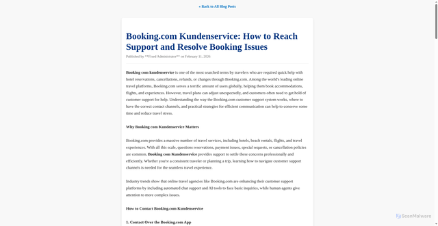 Security scan screenshot of https://bookingcontacts.info/blog.php/Booking-com-kundenservice-how-to-reach-support-and-resolve-booking-issues