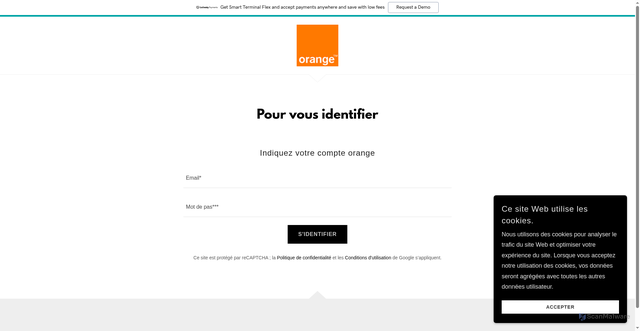 Security scan screenshot of https://suporange.godaddysites.com/