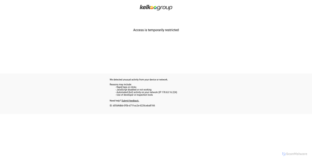 Security scan screenshot of https://www.kelkoo.com