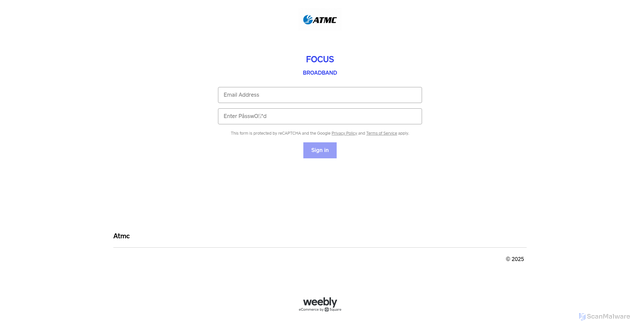 Security scan screenshot of https://atmc-webmaill.weeblysite.com/