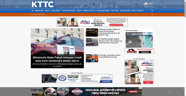 Security scan screenshot of https://kttc.com